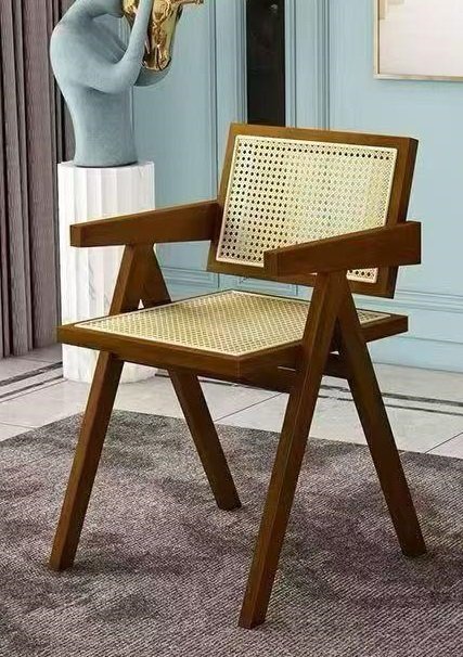 WOODEN CANE CHAIR